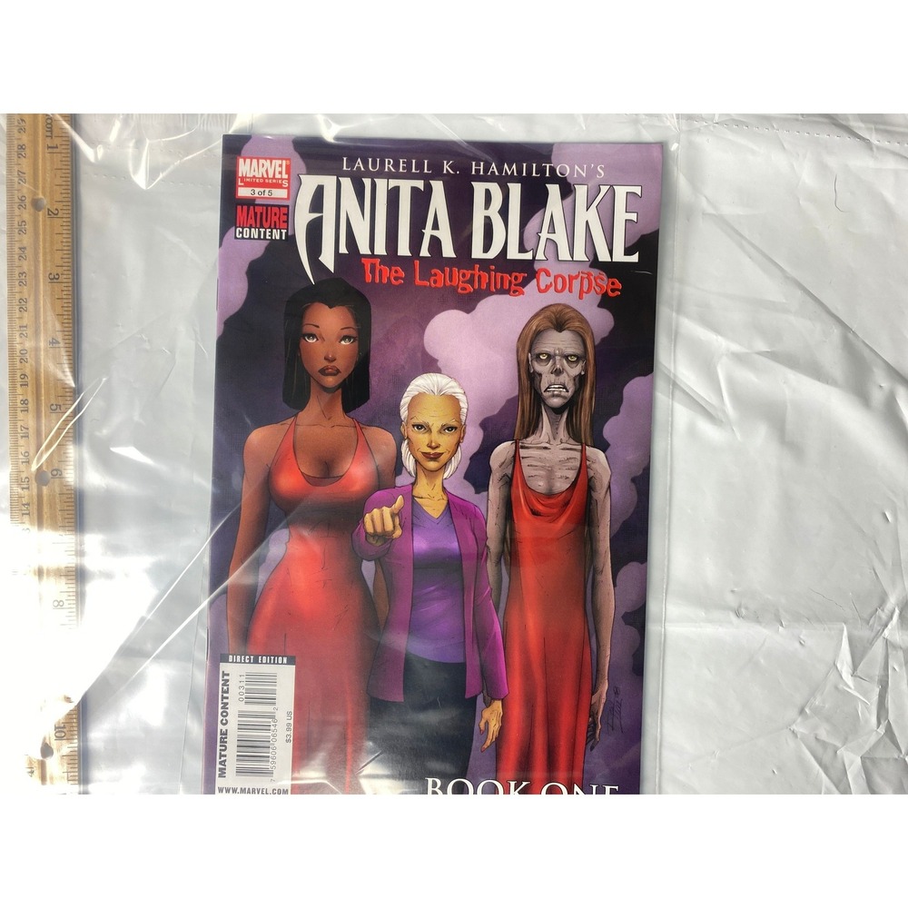 Anita Blake The Laughing Corpse Book One Marvel Comics Mature Content 3‎ of 5